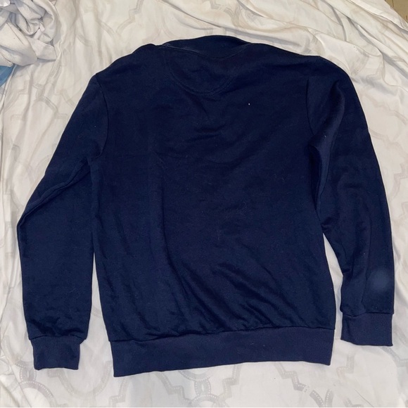 U.S. Polo Assn. Men's Dark Blue Zip-Up Sweater - Picture 3 of 3